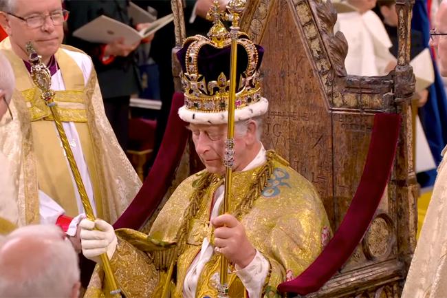 King Charles III: New British monarch formally crowned in royal ceremony