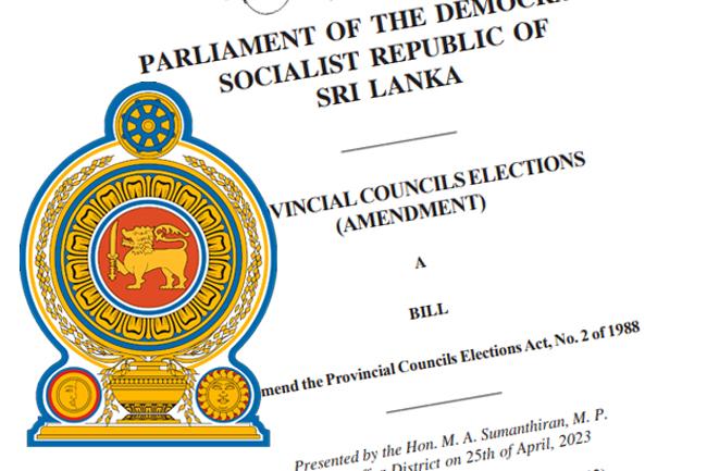 Sumanthiran’s PC Election (Amendment) Bill published in govt gazette