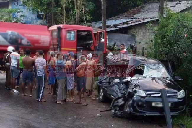 Five army personnel injured in tragic head-on collision