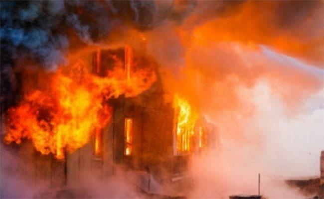 One dead, 09 injured after house set ablaze during birthday party