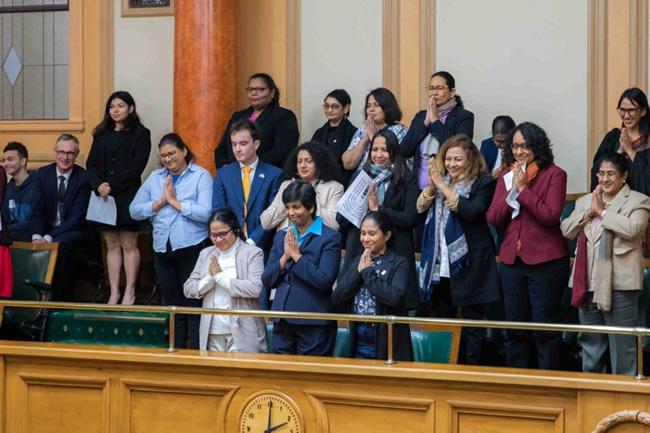 Sri Lanka’s women MPs receive warm welcome at New Zealand Parliament