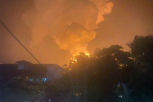 Fire-gutted Homagama chemical factory had no environmental protection license – CEA