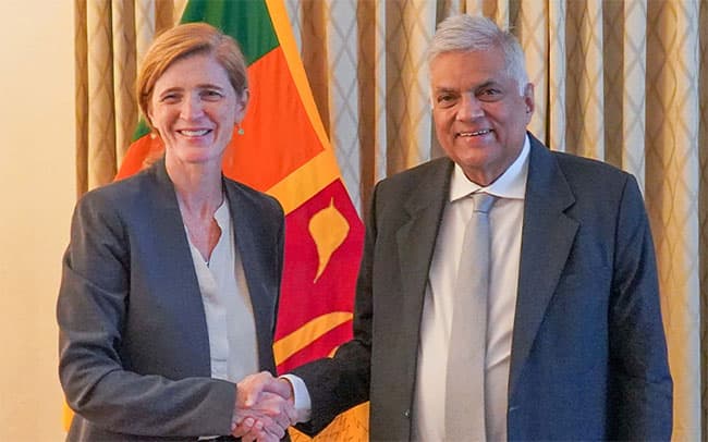 USAID will continue to support Sri Lanka’s recovery, Samantha Power assures President