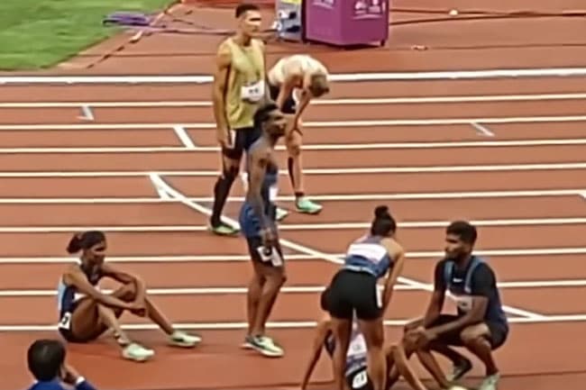 2023 Asian Games: Sri Lanka Mixed 4x400m medley relay team disqualified in final