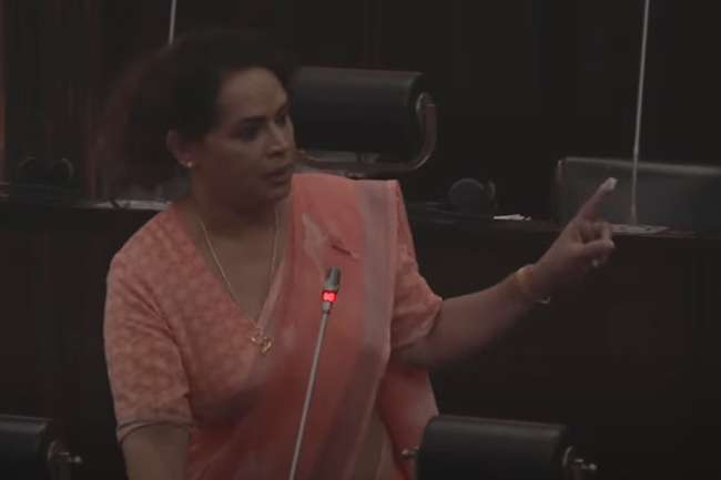 Diana Gamage accuses SJB MP of assaulting her inside parliament premises