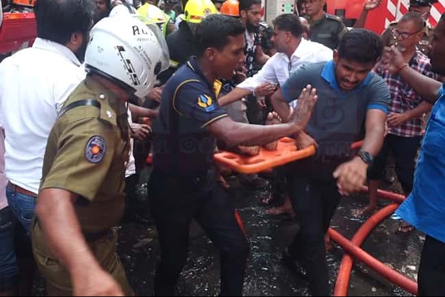 At least 20 hospitalized after massive fire in Pettah