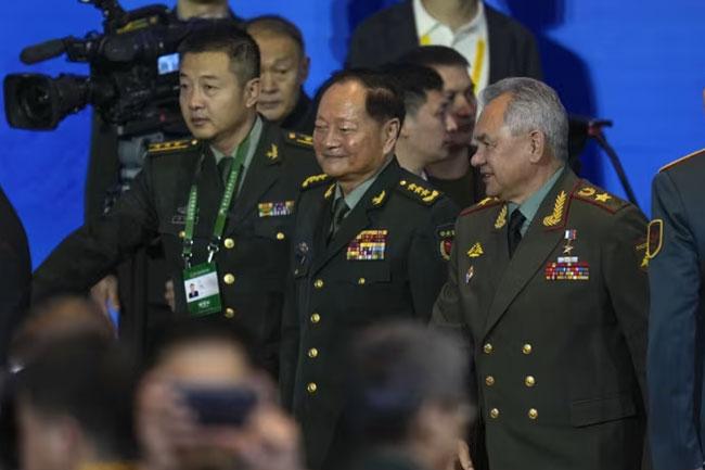 China and Russia take aim at US at Chinese military forum