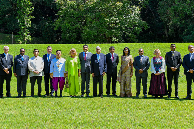 Ten newly appointed Ambassadors present their credentials to President