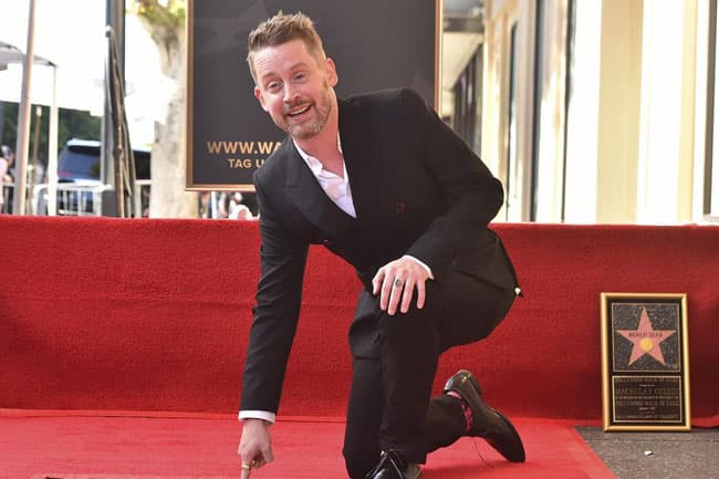 ‘Home Alone’ star Macaulay Culkin receives his star on Hollywood Walk of Fame