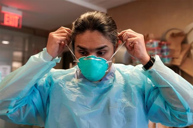 Mask mandates return at some US hospitals as COVID, flu cases jump
