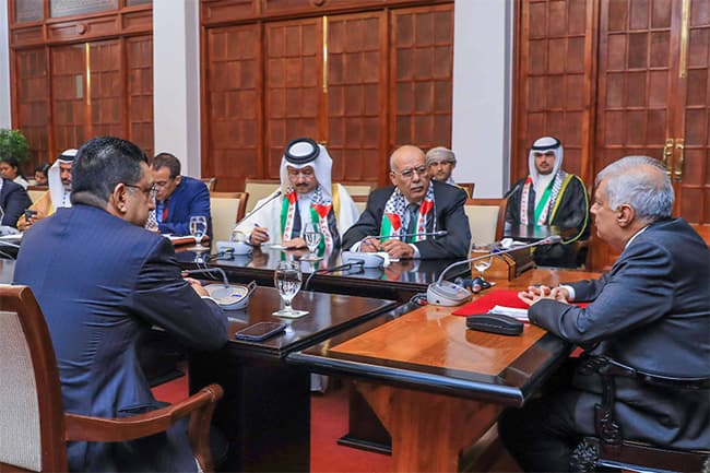President affirms Sri Lanka’s commitment to two-state solution in Palestine