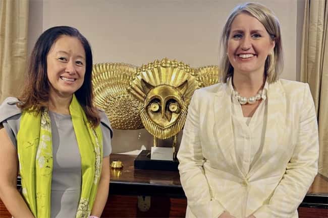 U.S. Under Secretary Liz Allen arrives in Sri Lanka
