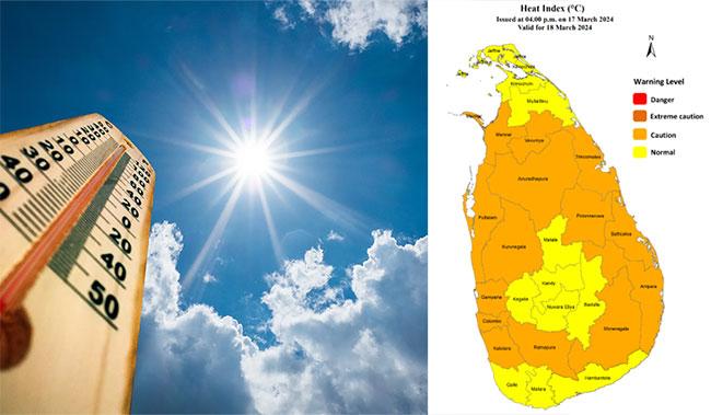 Heat advisory issued for most parts of the island