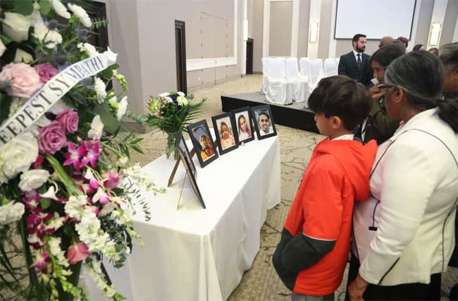 Grief, pleas for compassion at funeral for Sri Lankan family slain in Ottawa