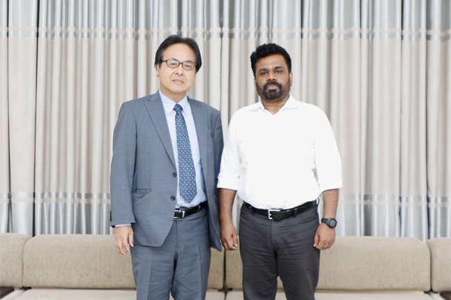 AKD, Japanese envoy discuss Sri Lanka’s economic situation and upcoming prez poll