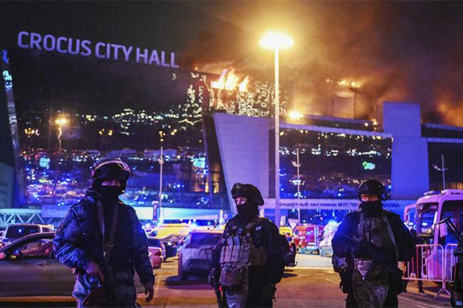 Moscow massacre: Putin says gunmen tried to escape to Ukraine, death toll above 130