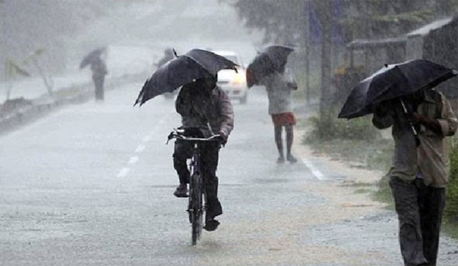 Fairly heavy showers expected in parts of the country
