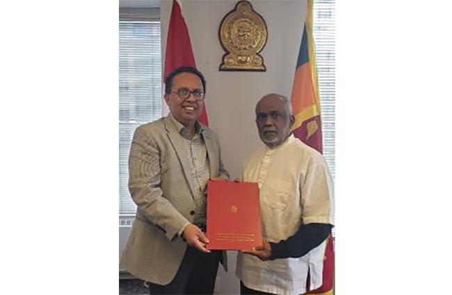 Sri Lanka appoints Honorary Consul for Canada’s Manitoba Province