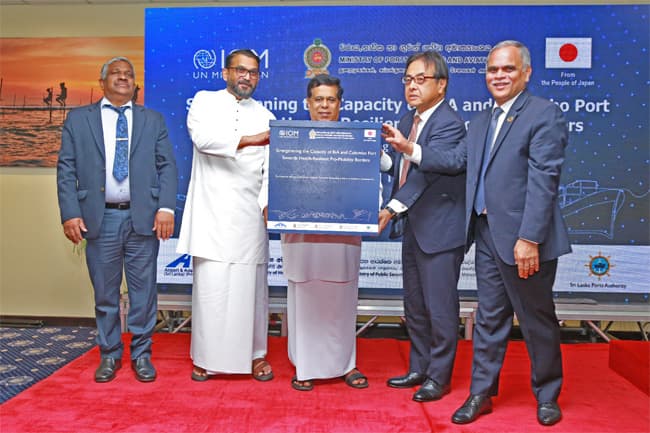 Japan extends grant to strengthen facilities at BIA and Colombo Port