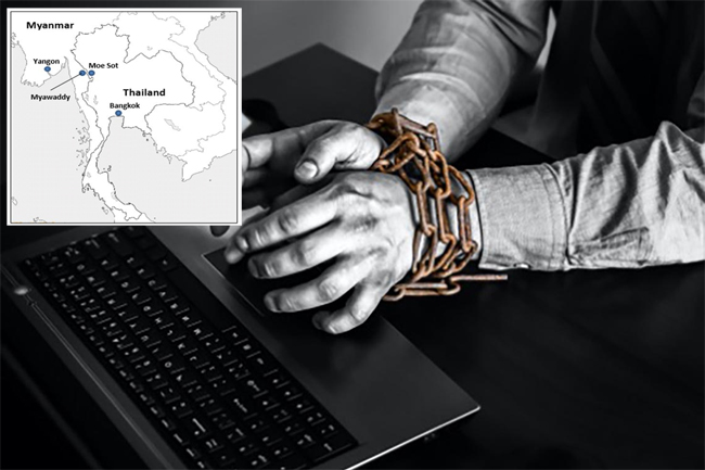 Eight Sri Lankans rescued from Myanmar cybercrime camps safely arrive in Thailand