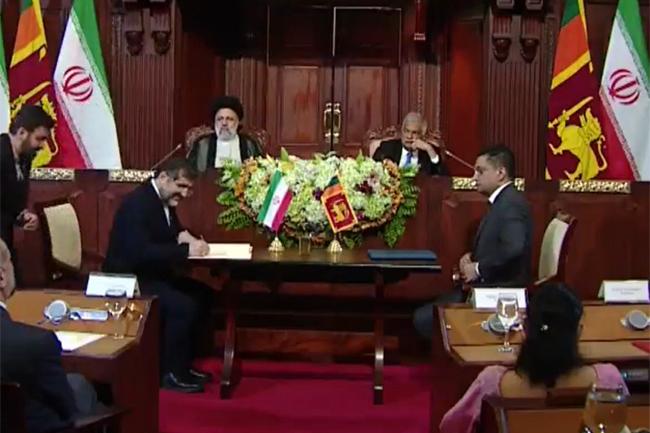 Sri Lanka, Iran ink five agreements to strengthen bilateral ties