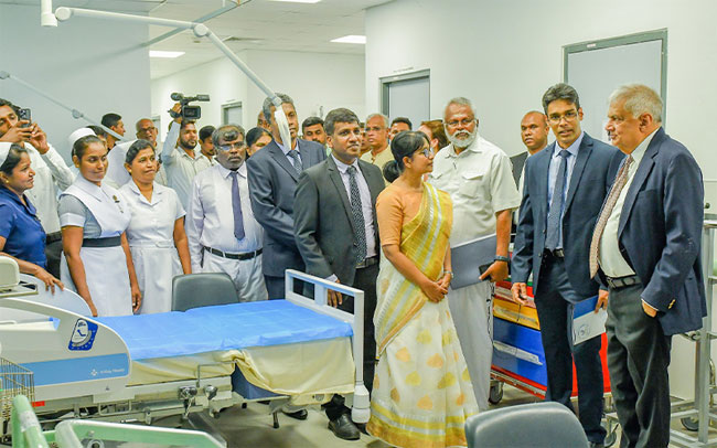 President inaugurates Women’s Healthcare Centre at Kilinochchi Hospital
