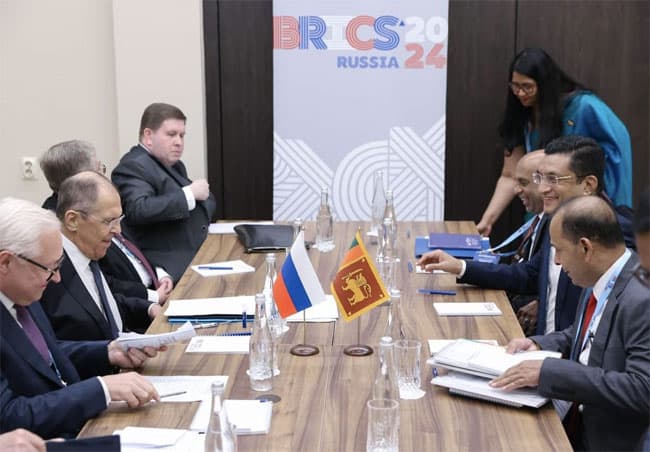 Ali Sabry meets Russian Foreign Minister; discuss recruitment of Sri Lankans to Russian forces