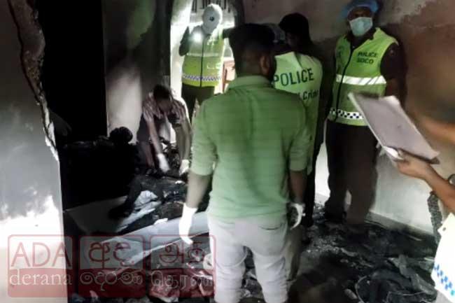 3 found dead inside burning Chilaw home: Double murder-suicide suspected