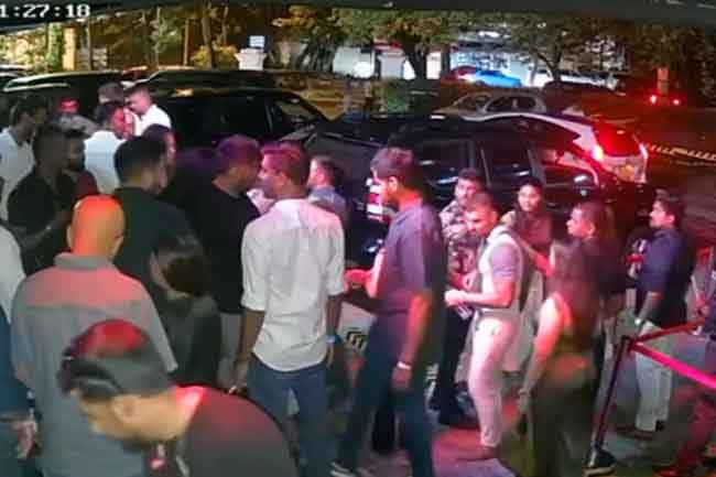 Four suspects surrender over nightclub brawl involving Yoshitha Rajapaksa