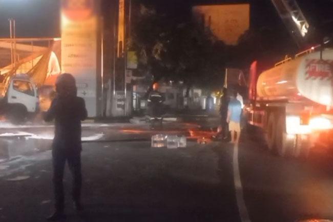 4 dead, another 4 injured in Kurunegala fuel station fire