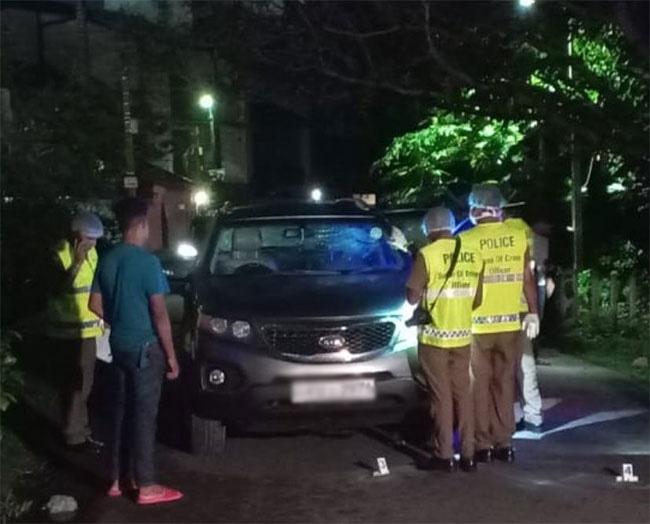 Shooting of Thusitha Halloluwa’s vehicle: 4 police teams probing CCTV footage