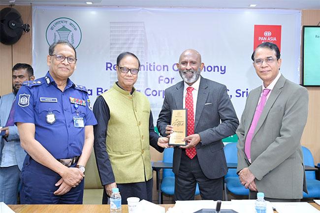 Bangladesh Bank honours Sri Lankan bankers for foiling 2016 cyber heist