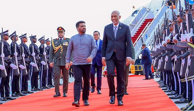 President Anura Kumara begins state visit to Maldives