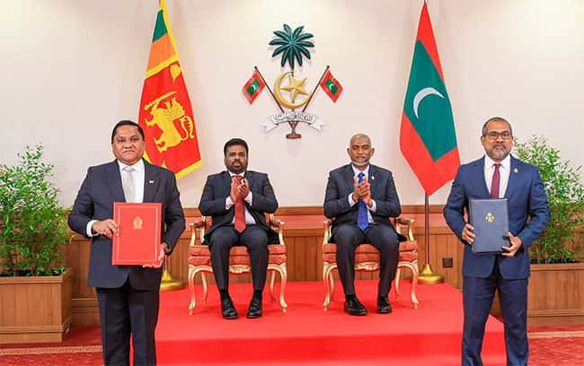 Several MoUs inked between Sri Lanka and Maldives