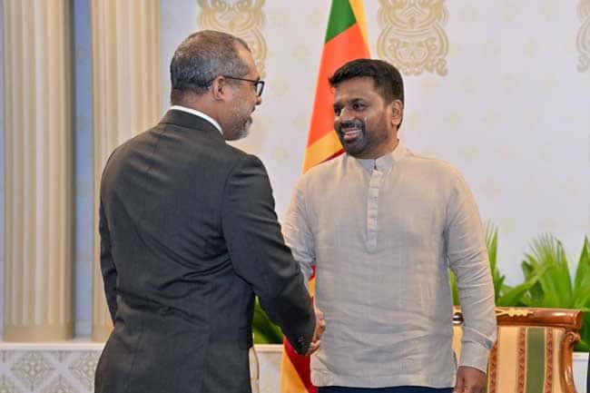 Maldivian FM reaffirms commitment to work closely with Sri Lanka to boost ties