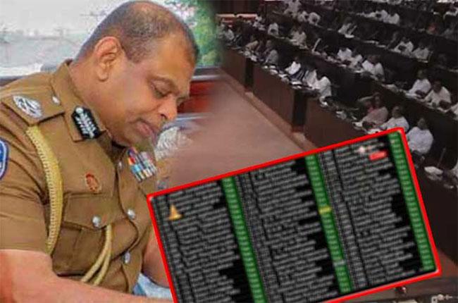 Resolution passed in Parliament to remove Deshabandu Tennakoon from IGP post forwarded to President