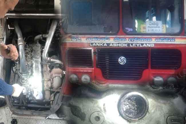 Probe launched after urea fertilizer poured into SLTB bus engine in N’Eliya