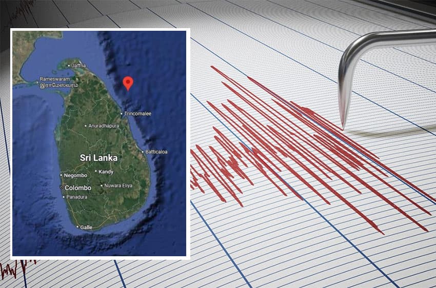 3.9 magnitude earthquake strikes off Trincomalee coast