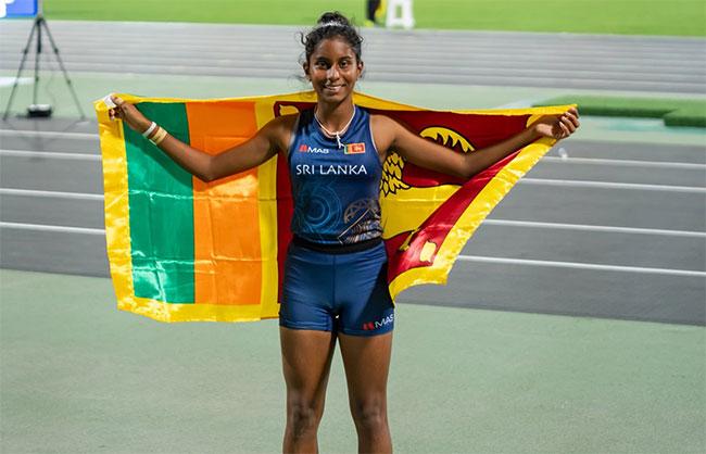 2025 Asia Youth Games: Dilni Rajapaksha wins Bronze in Girl’s Triple Jump event