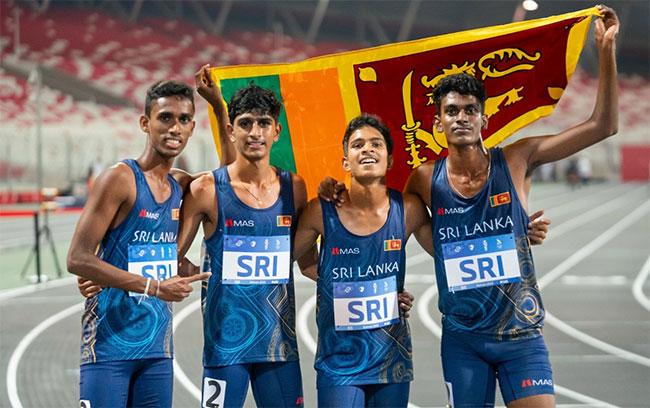 Sri Lanka secures silver in Boys’ Medley Relay event at Asian Youth Games