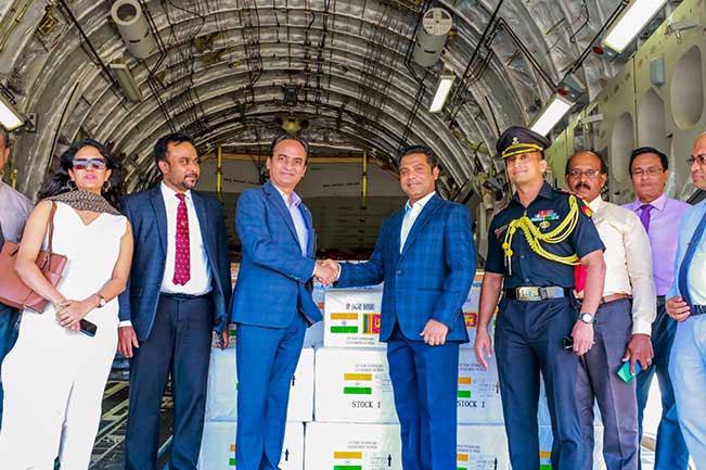 Another aid shipment from India arrives