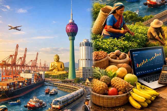 Sri Lanka records strong economic performance in 2025 despite cyclone impact