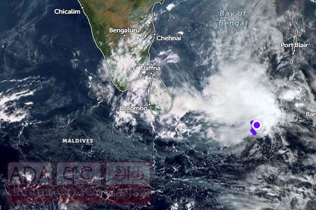 Low-pressure area set to intensify into depression during the next 24 hours