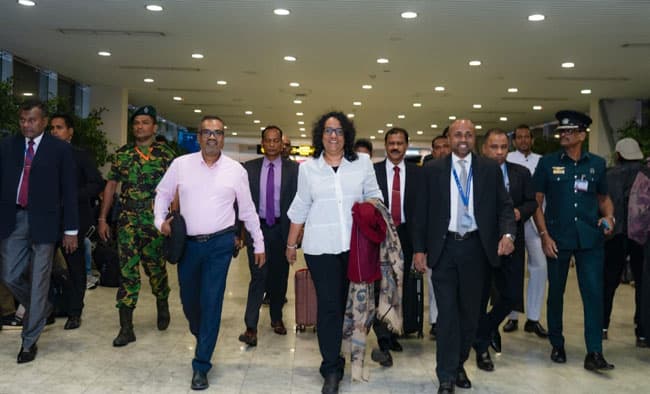 PM Harini departs for World Economic Forum 2026 in Davos