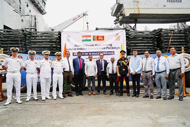 India hands over 10 more Bailey Bridges for Sri Lanka’s post-cyclone recovery