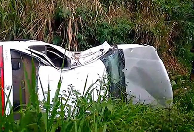Three dead, two injured in Amithirigala car–motorcycle collision
