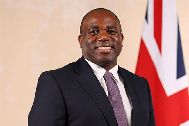 UK Deputy PM David Lammy to visit Sri Lanka tomorrow to strengthen bilateral ties