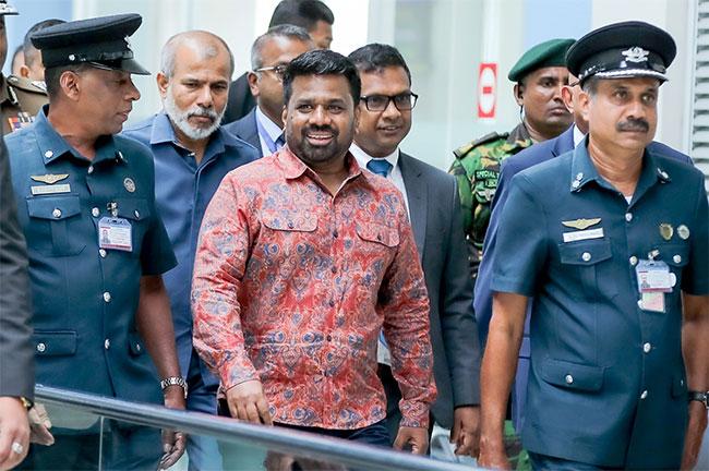 President Anura Kumara leaves for India