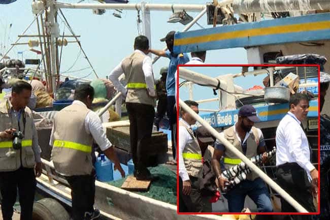 Two fishing trawlers with suspected drugs and weapons brought to Dikkowita Harbour