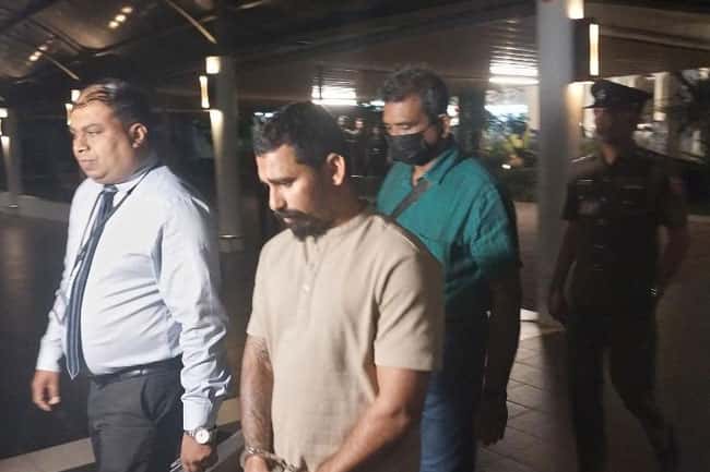 Notorious gang member ‘Midigama Chuti’ brought back to Sri Lanka